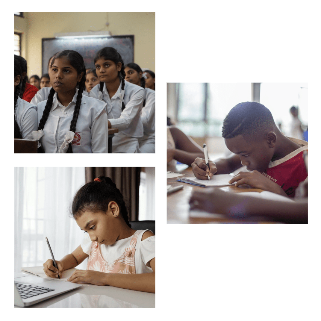 Images of students across the world